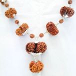 Mangal Kantha Mala | Mangal Siddh Mala from 2 Mukhi to 14 Mukhi Ganesh Beads, Gauri Shankar Ganesh and Savar Rudraksha