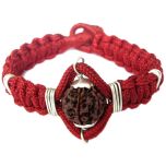 6 Mukhi Rudraksha Wrist Band in Copper