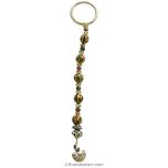 Gold Meenakari-Peridot Key Chain