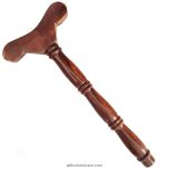  Yoga Danda | Traditional Meditation Stick | Wooden T Shaped Yoga Danda for Japa | Wooden Staff for Yoga Practice | Yoga Pole | Longde Staff