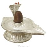  Narmadeshwar Shivling Copper Jalhari - Silver Polish