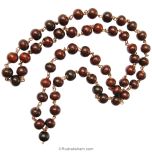  Red Chandan Mala In Copper