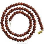 Red Sandalwood Wrist Mala