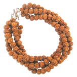 5mm Rudraksha Bracelet | 5 Mukhi Beads 4 Lines Bracelet Wrist Mala