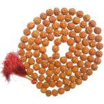 9mm Rudraksha Mala Rosary for Japa | 9mm Rudraksha Mala for wrist 