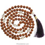  Rudraksha Sphatik Necklace-1