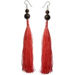  Sandalwood - Chandan Tassel Earring