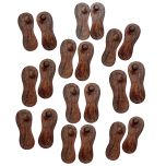 Charan Paduka with brass Inlay Work, Wholesale Pack of 10 Charan Padukas, Wood Temple Sandals, Wood Khadau, Wooden Paduka, Lakshmi Charan