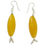 Yellow Stone Earring