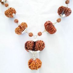 Mangal Kantha Mala | Mangal Siddh Mala from 2 Mukhi to 14 Mukhi Ganesh Beads, Gauri Shankar Ganesh and Savar Rudraksha