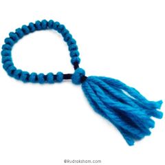 Wool Mala | Handmade Knotted Light Weight Wool Japa Mala Rosary 10 - 12 mm