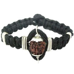 3 Mukhi Rudraksha Wrist Band in Copper