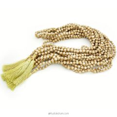 Tulsi Mala Rosary / Tulasi Mala  - 108 + 1 Beads Basil Seeds Mala Wholesale pack | 10 Japa Mala Pack of Tulsi Beads, Krishna Japa Mala