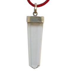 Flat Crystal Point Pendant