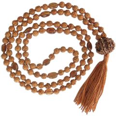  Rudraksha – Gomed Mala in Thread