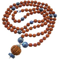  Lapis Lazuli Mala for Saturn