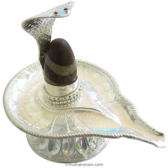 Narmadeshwar Shivling With Silver Jalhari -1