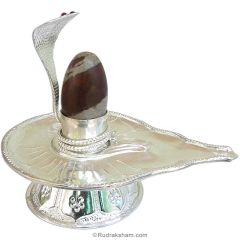 Narmadeshwar Shivling With Silver Jalhari