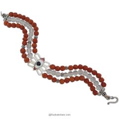 Shiva Trinetra Rudraksha - Sphatik Bracelet